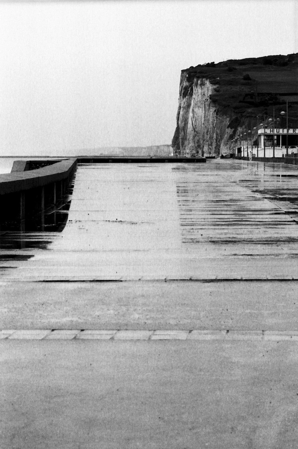 La promenade piétonne scintillante