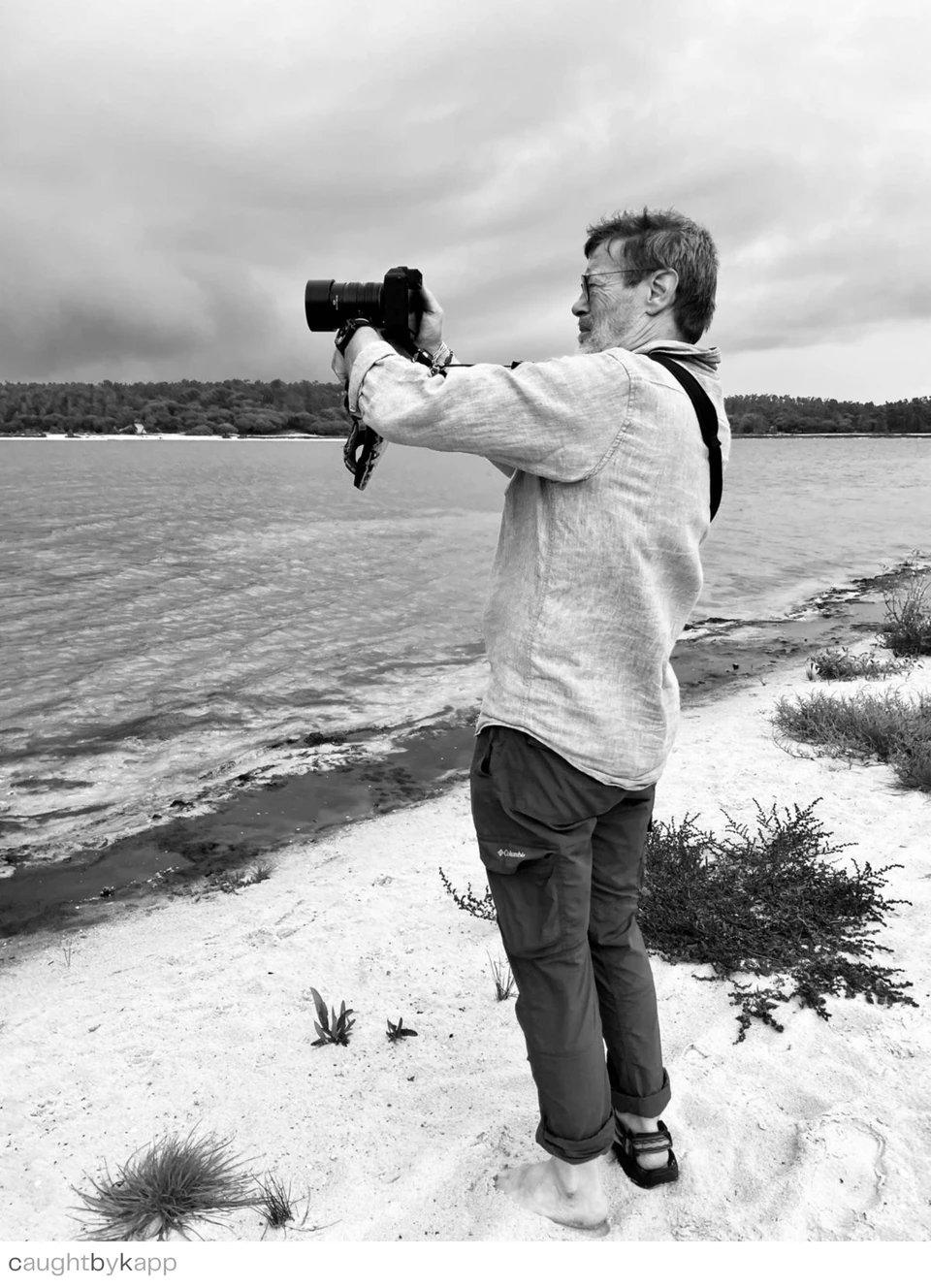 Louck de Bruijn with his camera